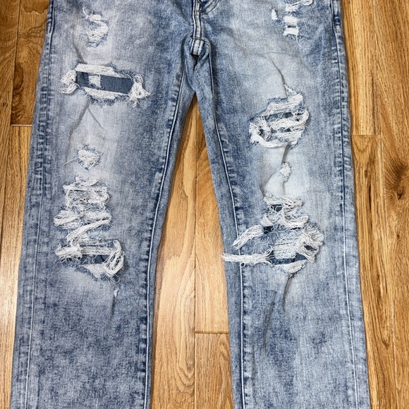Sale‼️ 2/$50 ✅ Men’s American Eagle Air Flex White Washed Distressed Jeans - Picture 2 of 8